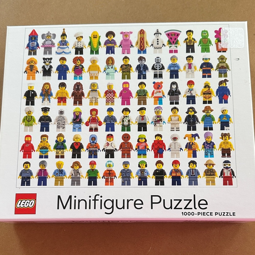 LEGO Minifigure Puzzle with Vibrant Characters
